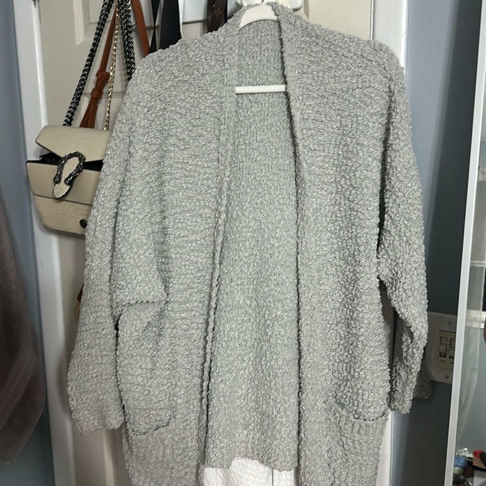 popcorn cardigan
